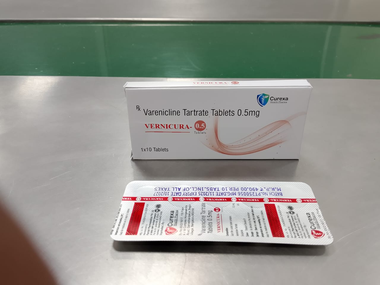 VERNICURA Pharmaceutical Grade Medicine Strip